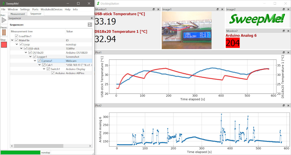 Ein Bildschirm zeigt die Analyseergebnisse des Systems in einer detaillierten Übersicht.