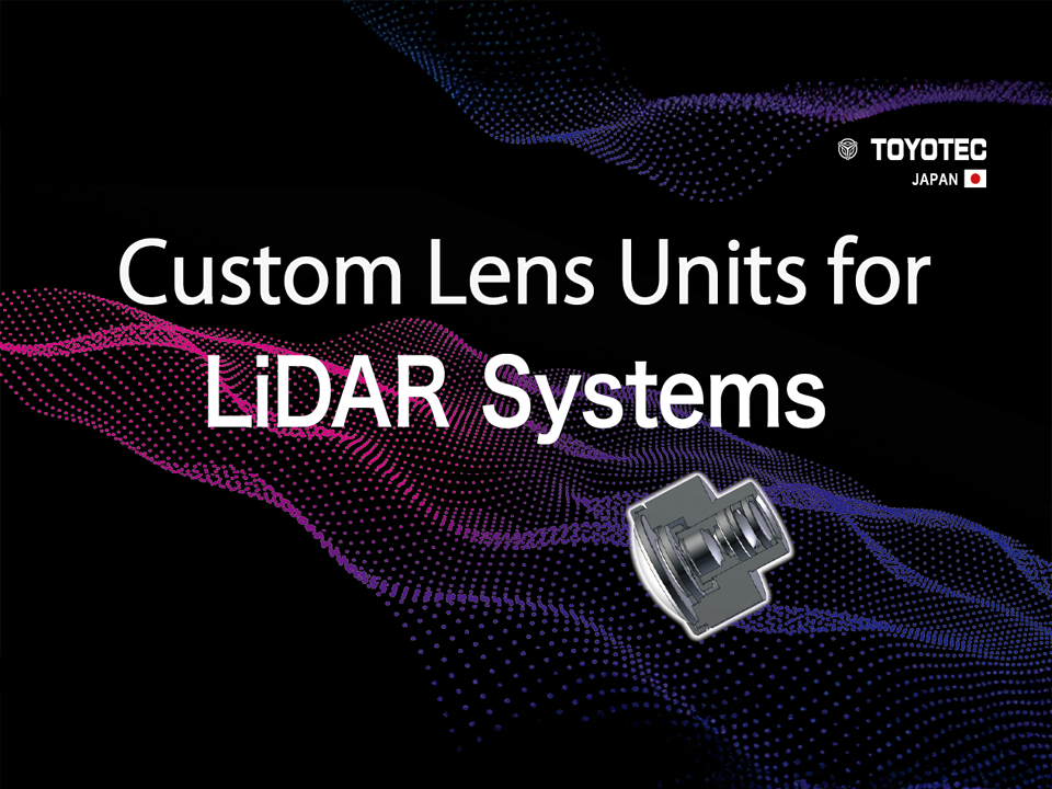 Spezielle Linseneinheiten für Lidar-Technologie, entwickelt zur Verbesserung der Messgenauigkeit.