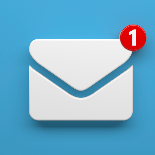 Icon einer neuen Nachricht im Posteingang