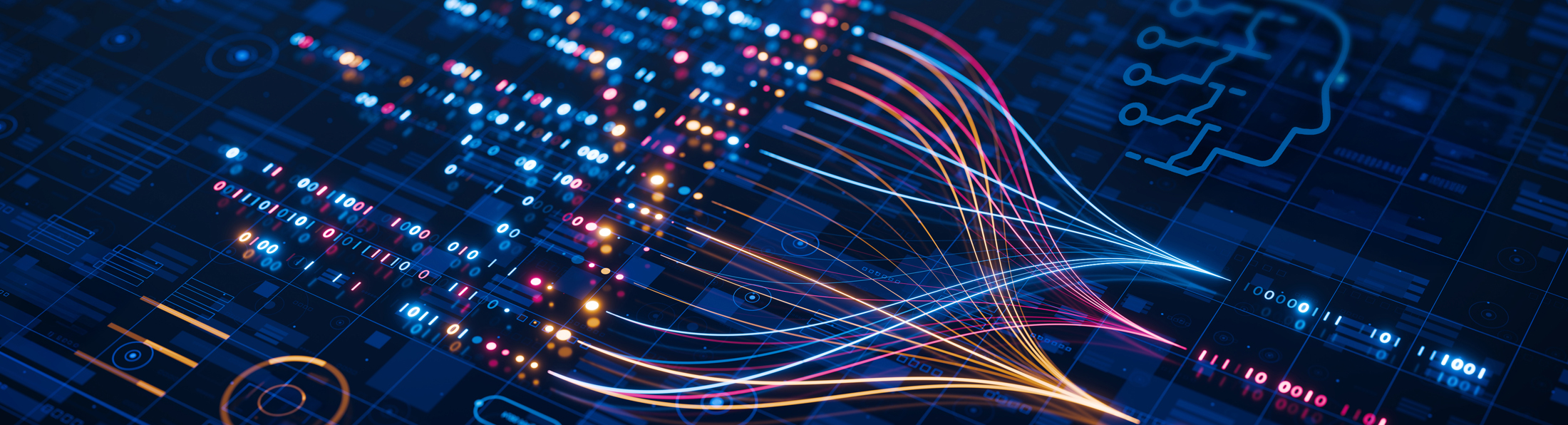 Ein komplexes Netzwerk aus Linien, das die Struktur und Verbindungen innerhalb eines Systems veranschaulicht.