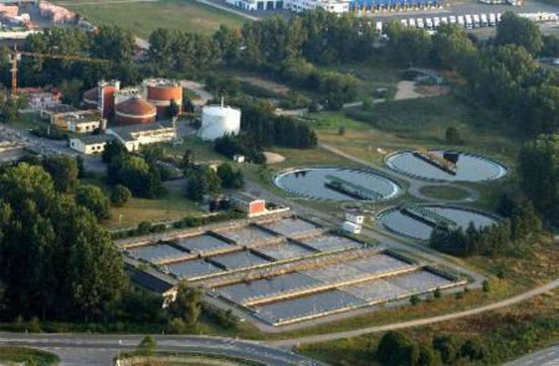 Kläranlage Bamberg von oben