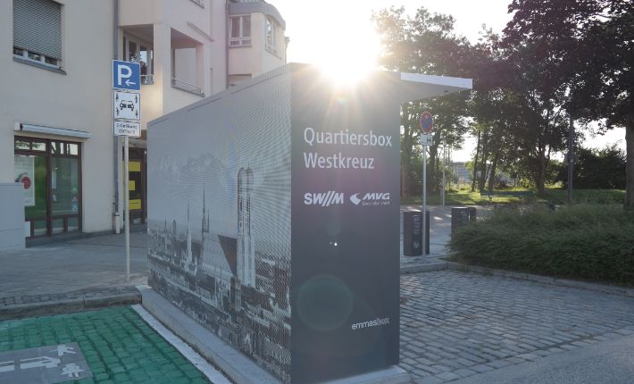 Quartiersbox Westkreuz - eine Mobilitätsstation