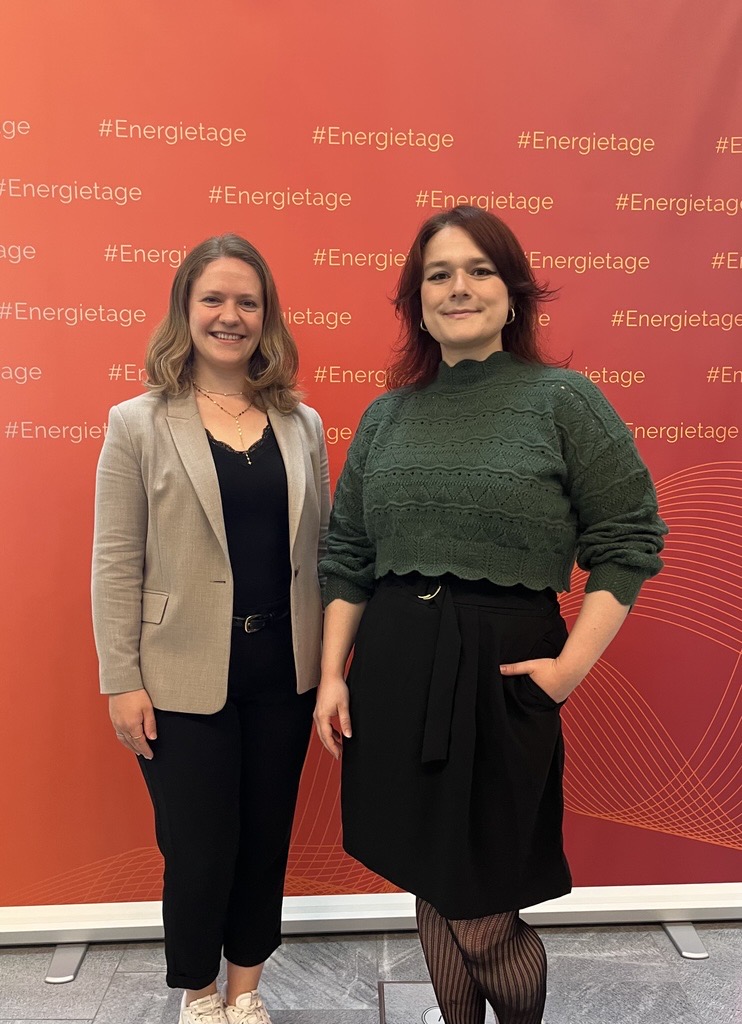 Ina Schabesberger und Dr. Kathrin Baumgartner bei den Berliner Energietagen