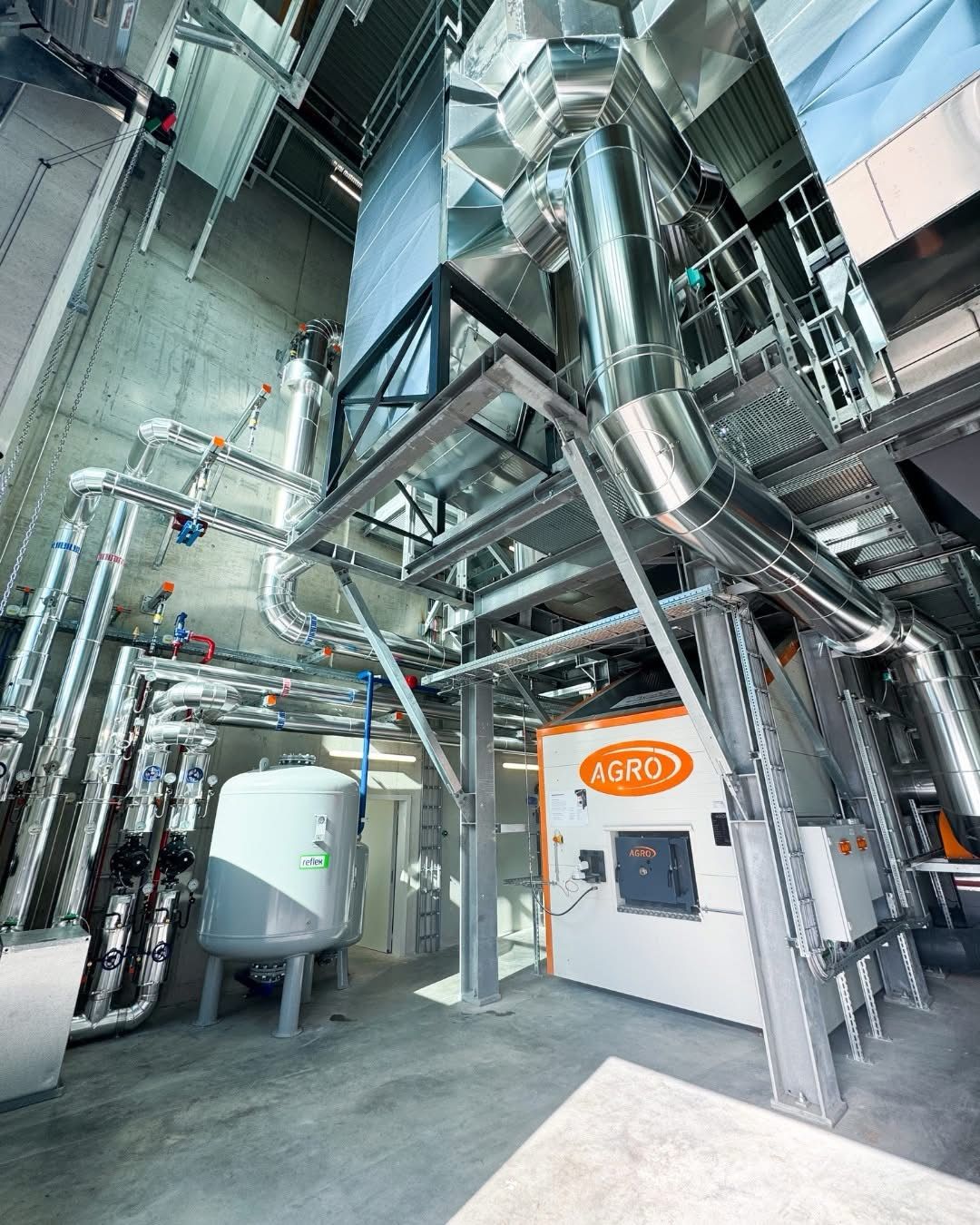 Foto von der Eröffnung des Heizwerks Memmingen-Benningen