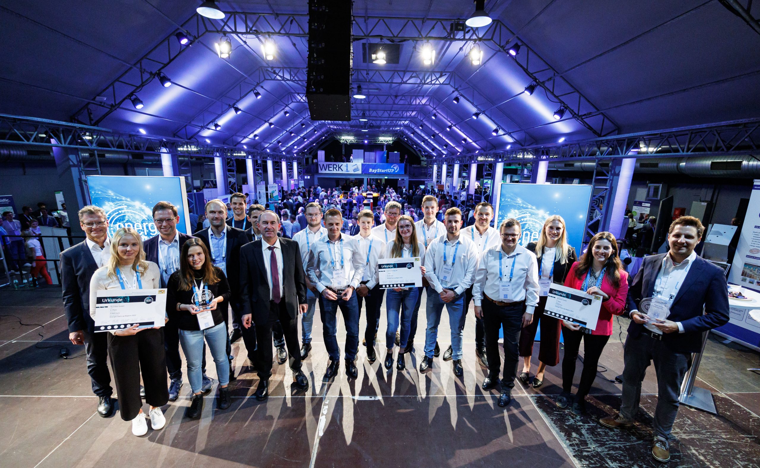 Die Gewinner des Energie Start-up Bayern 2022