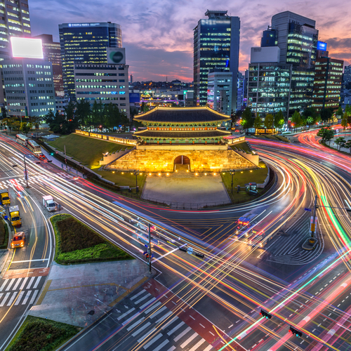 Seoul Straßenszene