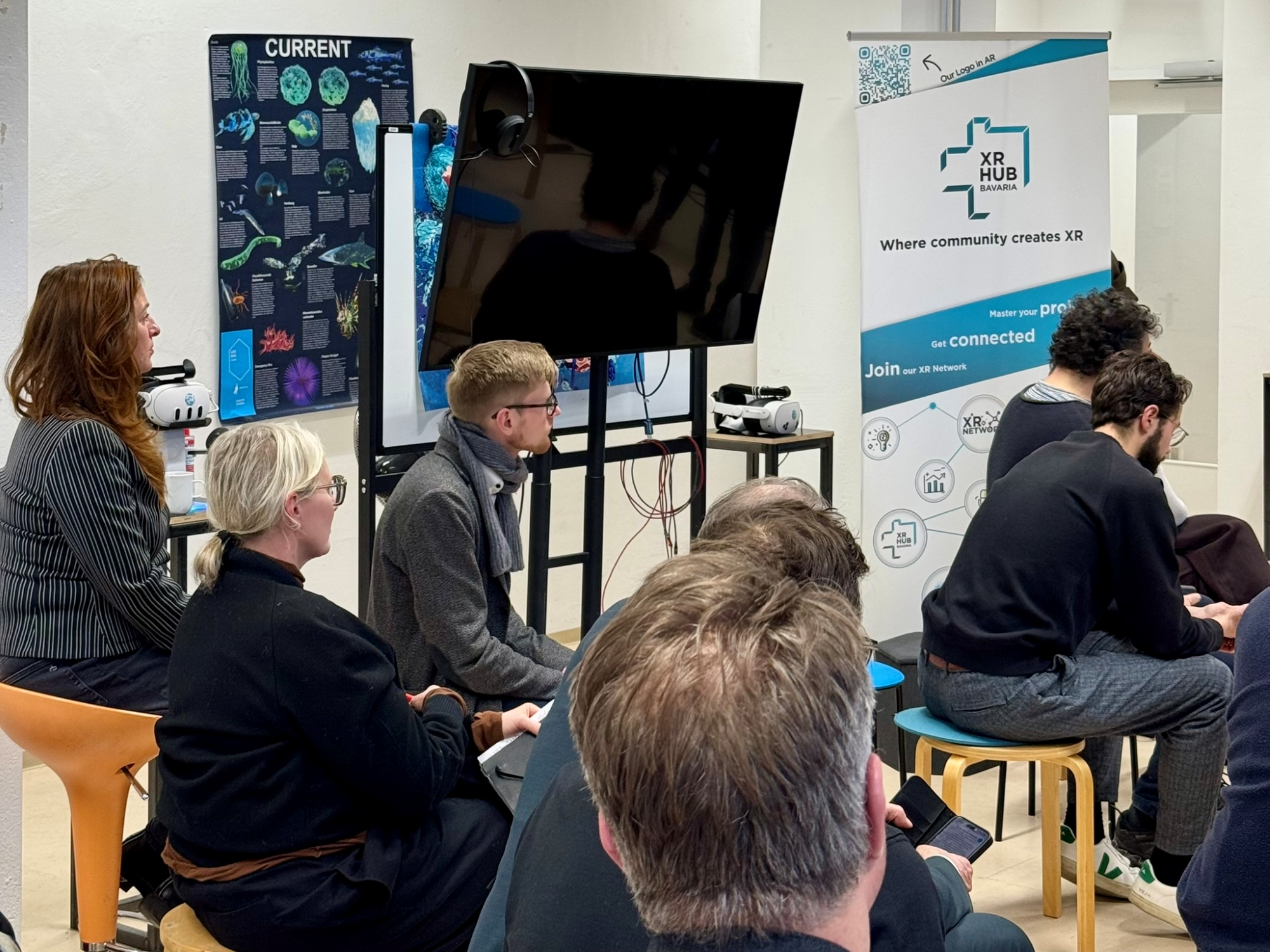 Publikum im Vortrag Performing Robosonic von Elias Naphausen