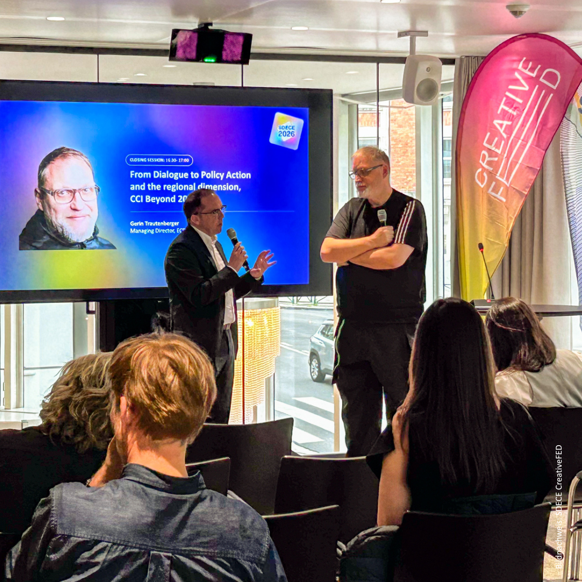 Podiumsdiskussion beim SDECE Event