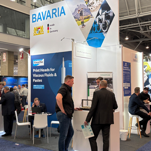 Messestand auf de Rapid TCT Messe
