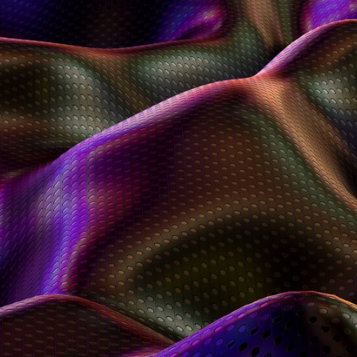 Hochwertiger Stoff in leuchtenden, vielfältigen Farben