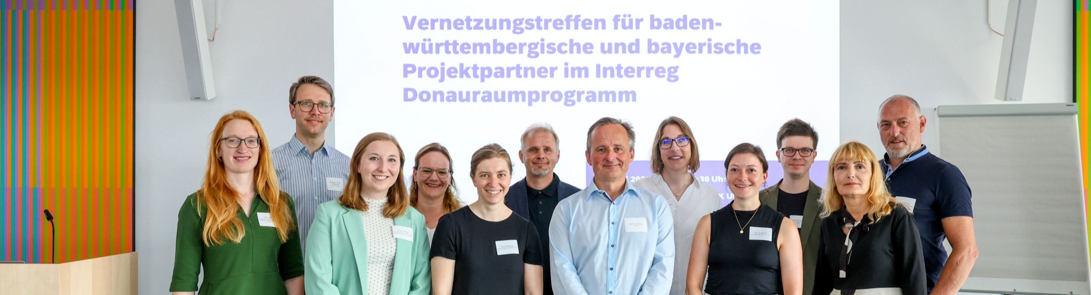 Gruppenbild der Teilnehmenden des Interreg-Vernetzungstreffen