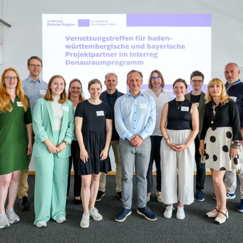 Gruppenbild der Teilnehmenden des Interreg-Vernetzungstreffen