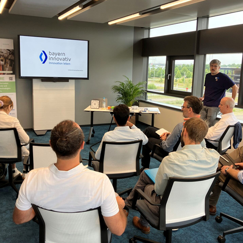 Gruppenarbeit während des Workshops Recentre in Augsburg