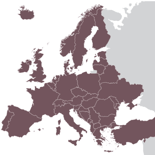 Umrisse der Europäischen Union