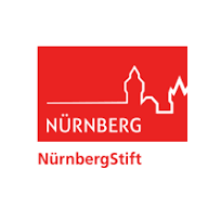 Auf dem Bild sind Umrisse einer Burg zu sehen, der Hintergrund ist rot, der Umriss ist weiß