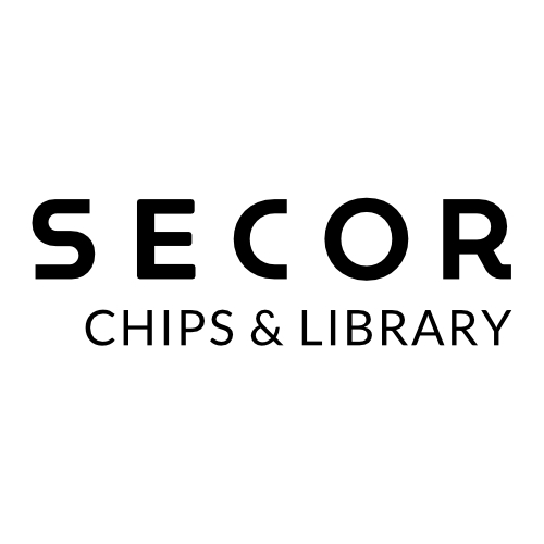 Logo mit Schriftzug der Firma Secor Chips & Library