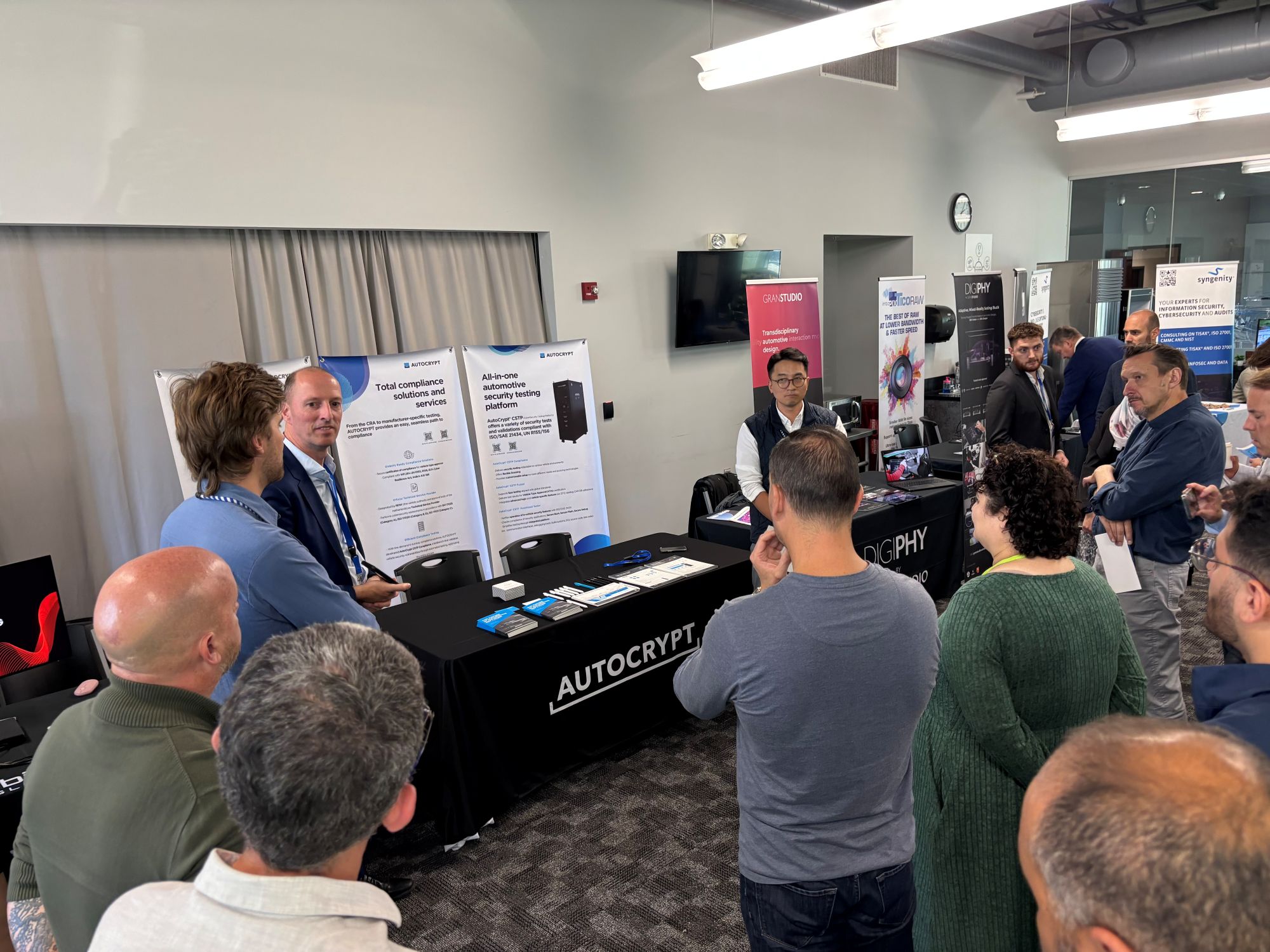 Ausstellung bei der Automotive Mission nach Detroit im Oktober 2025