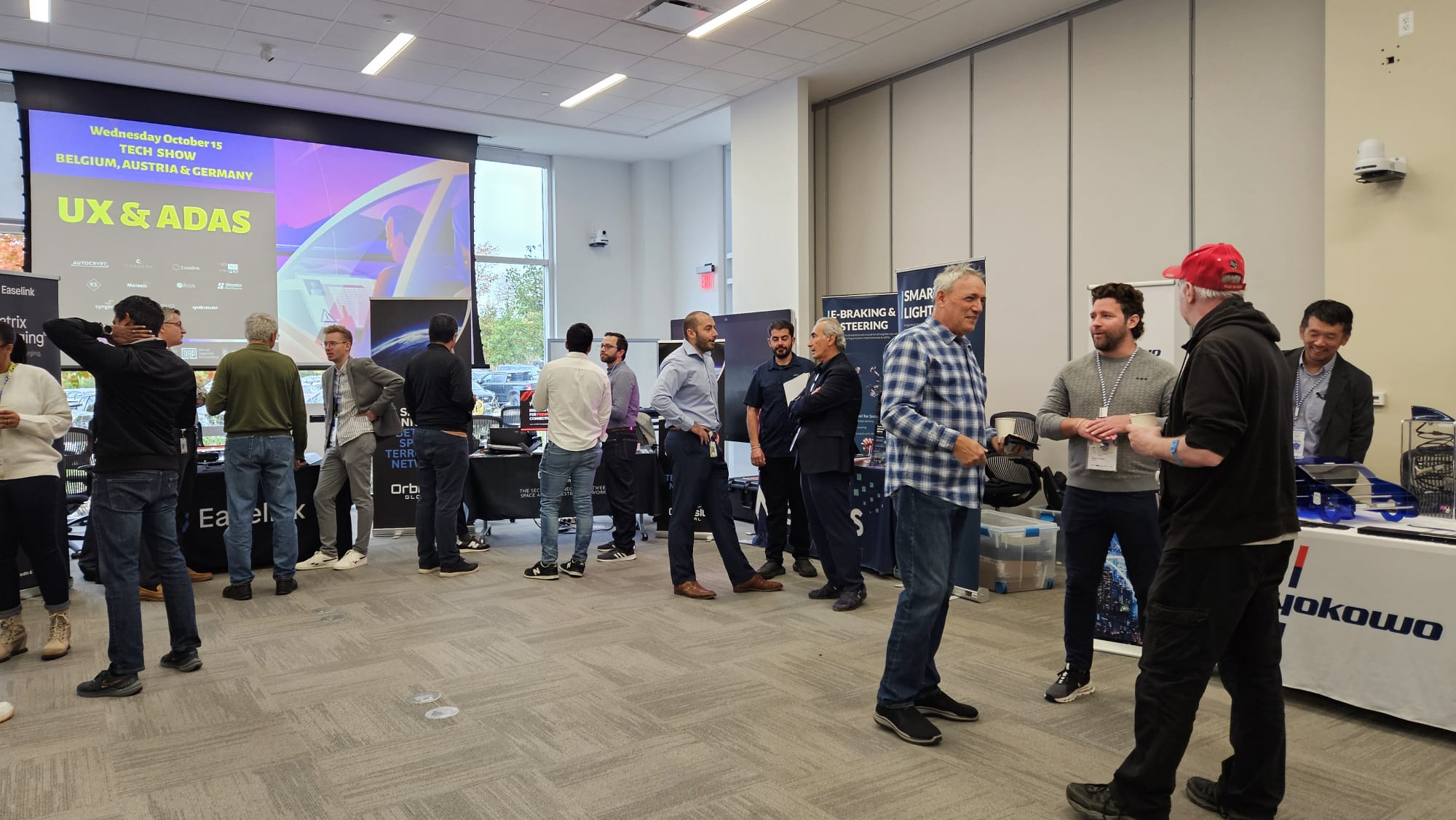 Überblicksbild über die Ausstellung bei der Automotive Mission Detroit 2025