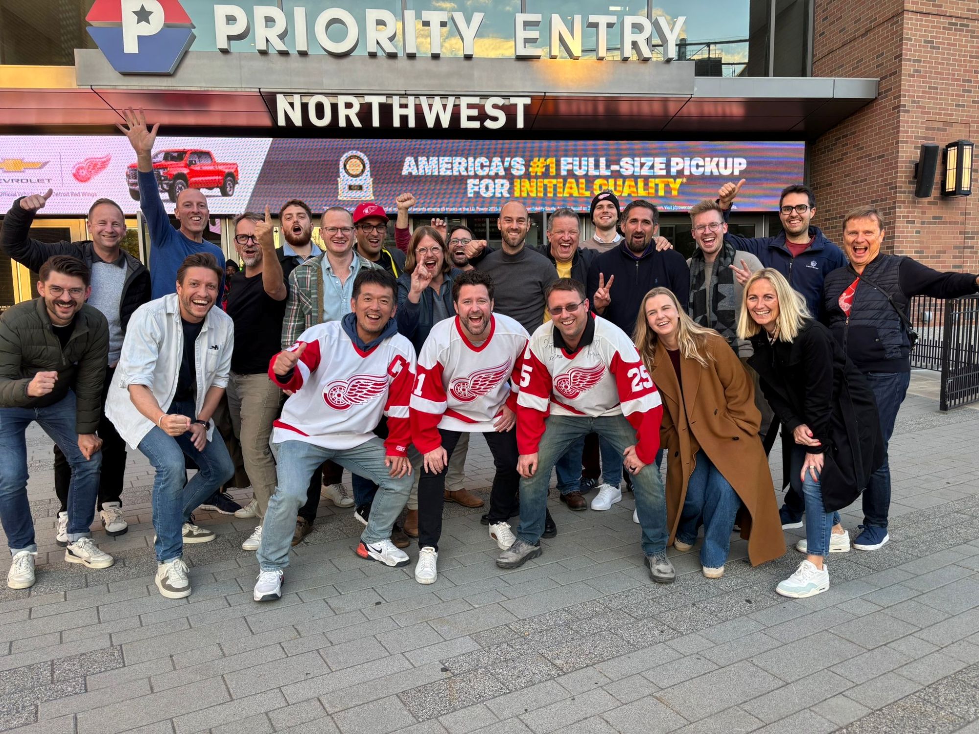 Gruppenbild der Teilnehmenden der Automotive Mission nach Detroit im Oktober 2025
