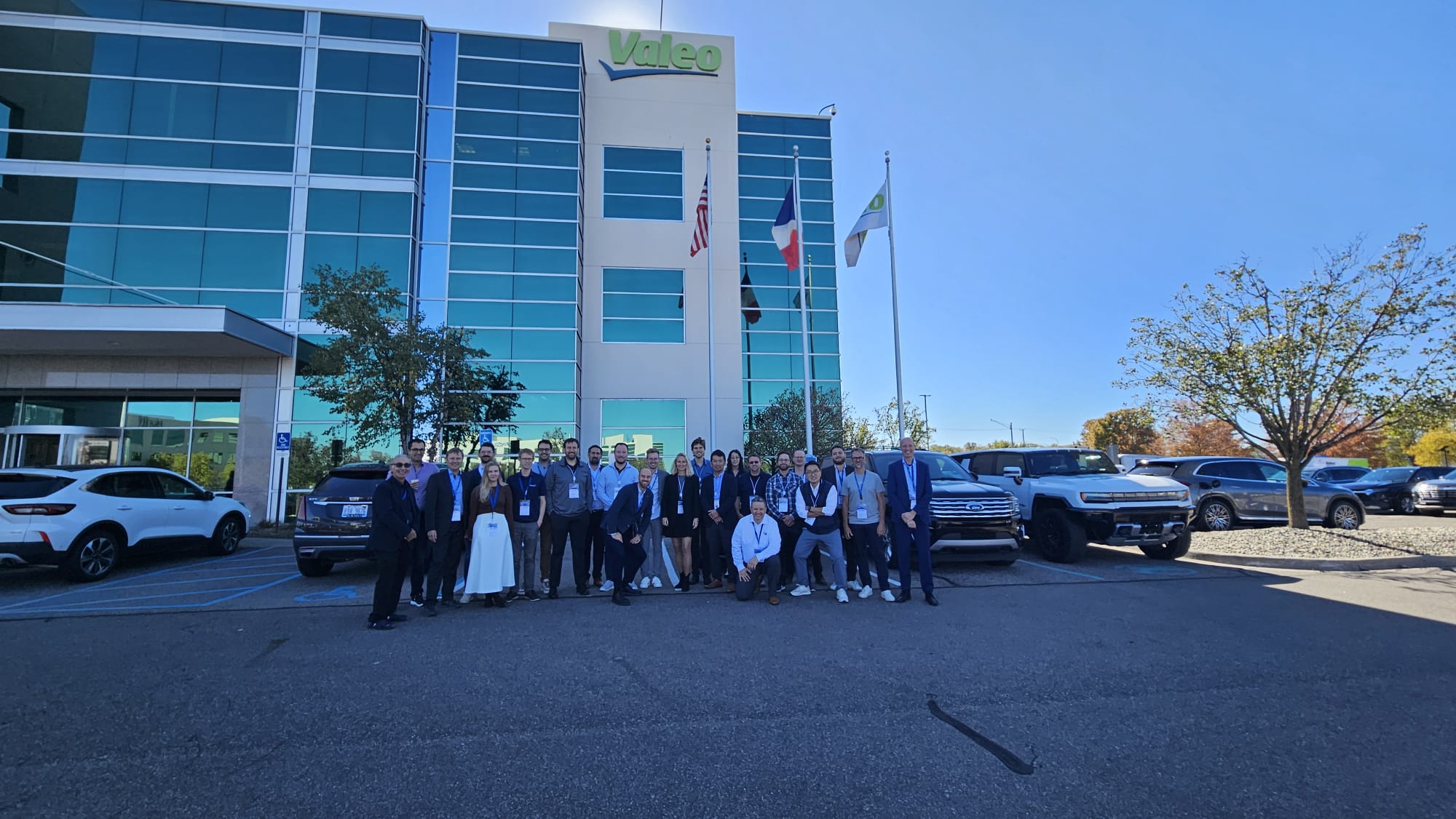 Gruppenbild der Teilnehmenden der Automotive Mission nach Detroit im Oktober 2025