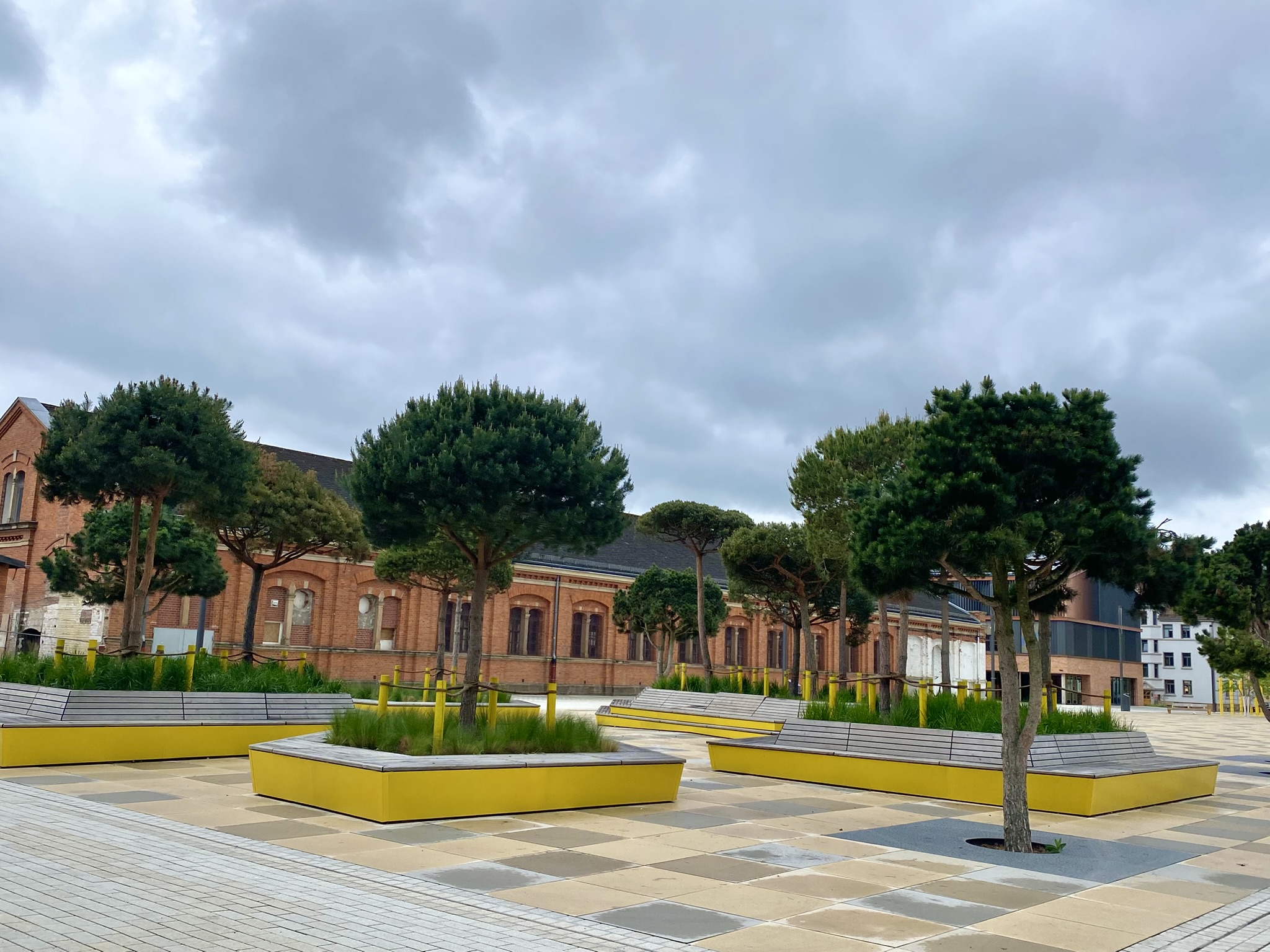 Foto eines Teils des Grundstücks des Lagarde Campus