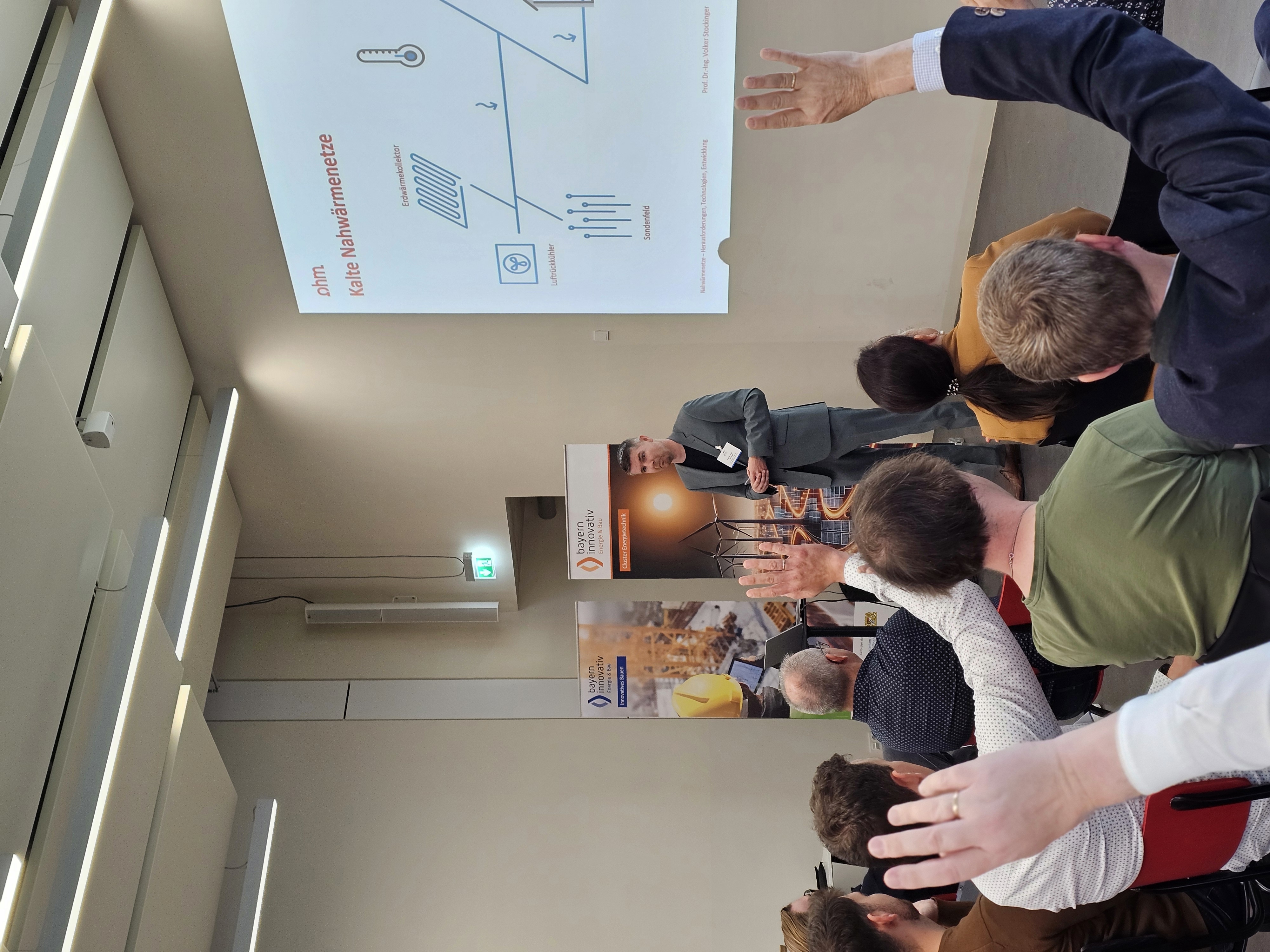 Vortrag auf dem Cluster-Treff Wärme 4.0 auf dem Lagarde Campus Bamberg