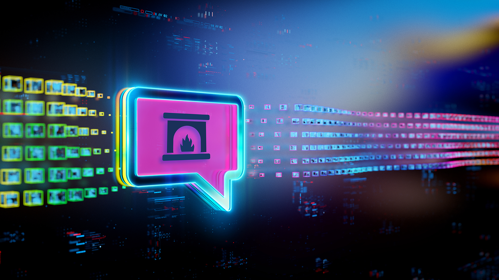 Grafische Darstellung von Maßnahmen zum Schutz Ihrer Daten vor Cyberangriffen und Hackerangriffen.