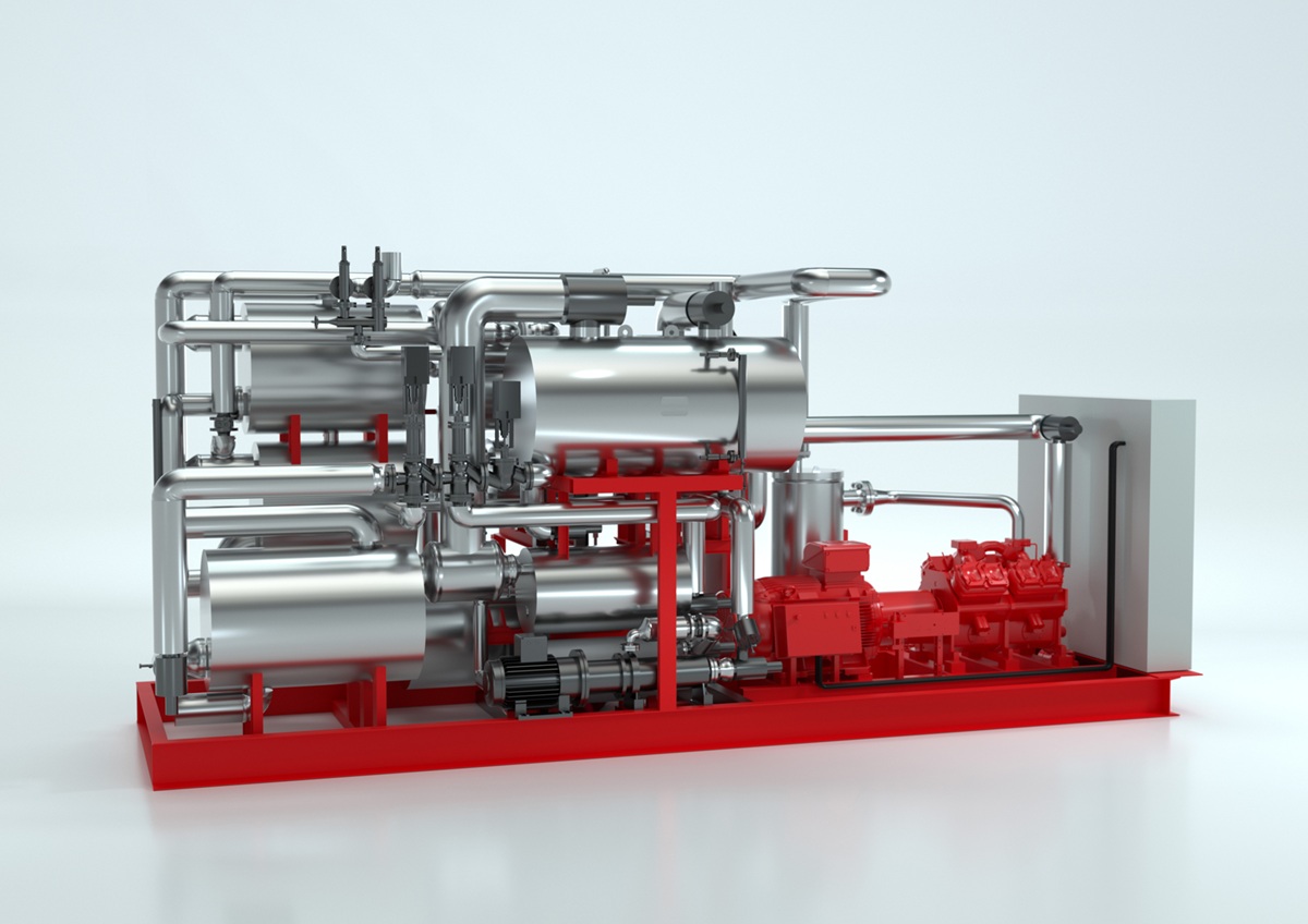 Großwärmepumpe der AGO GmbH Energie + Anlagen