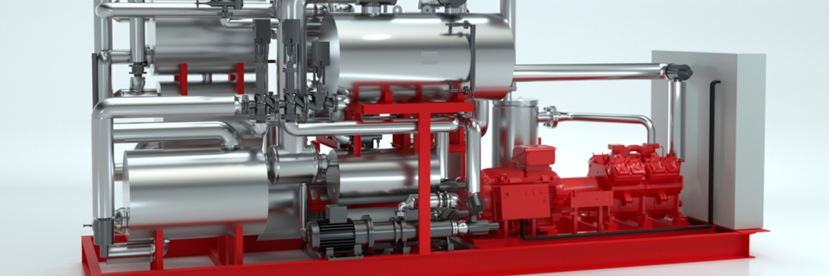Wärmepumpe der Firma AGO GmbH Energie + Anlagen