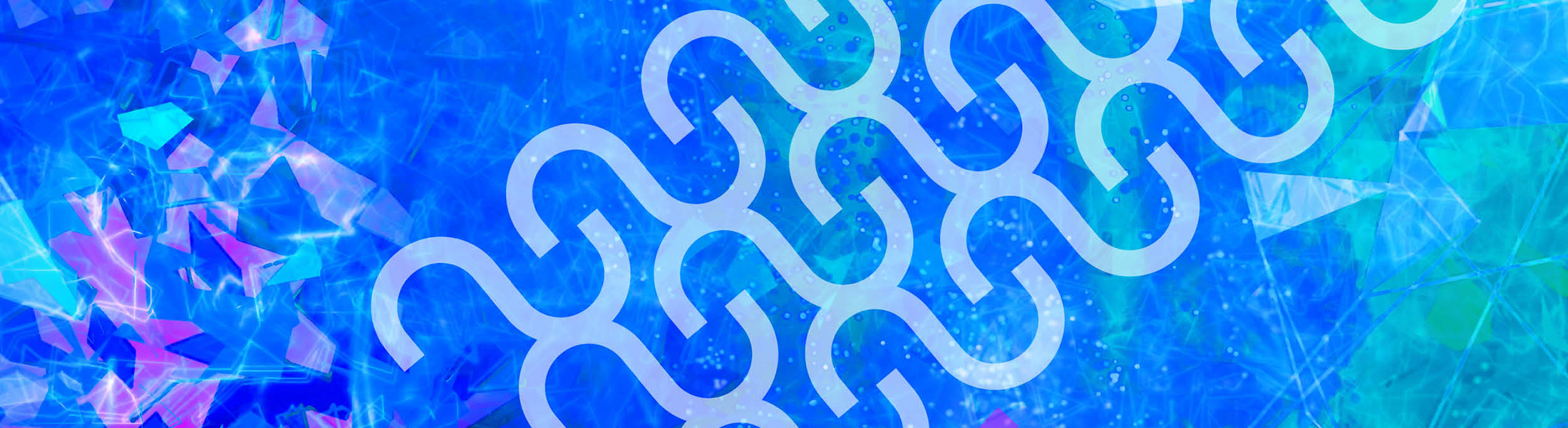 Abstrakter Hintergrund in Blau und Lila mit wellenförmigem Muster.