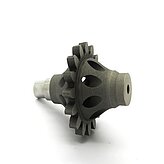 Additiv gefertigte Ritzelwelle aus 16MnCr5
