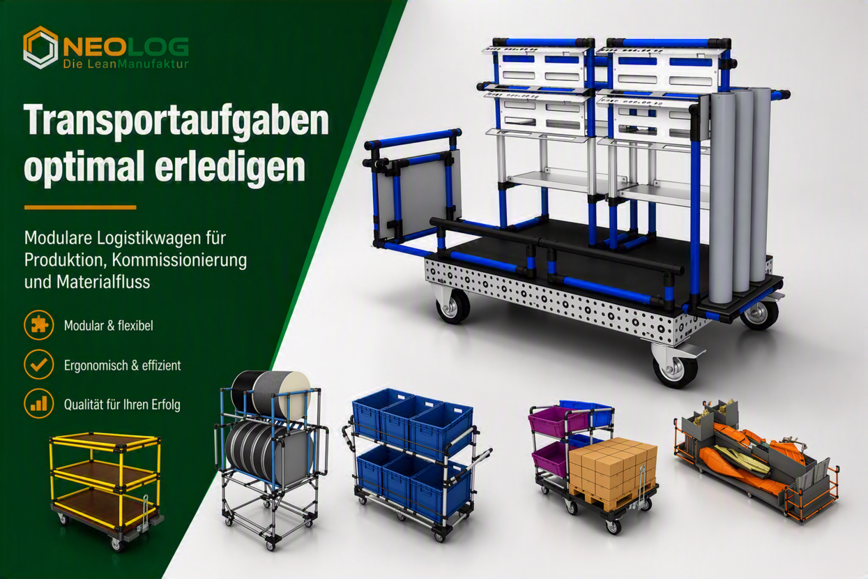 Modulare Transport- und Kommissionierwagen