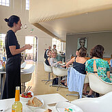 Gespräch im Rahmen der Veranstaltung Textil Innovativ – Textilindustrie im zirkulären Wandel