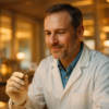Ein Wissenschaftler untersucht nanomedizinische Anwendungen.