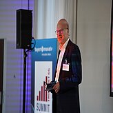 Dr. Matthias Konrad speaking to the 6G plenum