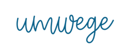 Blauer Schriftzug "umwege"