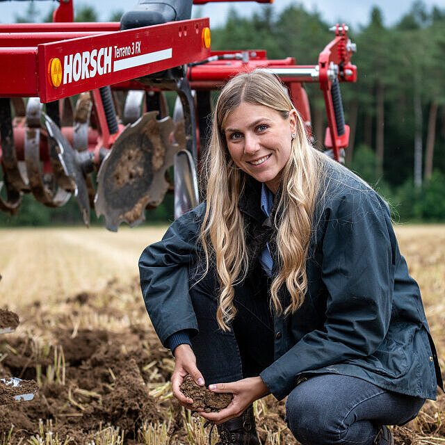 Barbara_Steinberger auf dem Feld