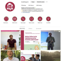 Screenshot des Instagram Feeds von KNeDL