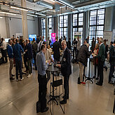 Das Bild zeigt die Ausstellungsfläche des 1. Scale-MX Kongresses