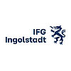 Logo IFG Ingolstadt AöR in blauer Schrift auf weißen Hintergrund