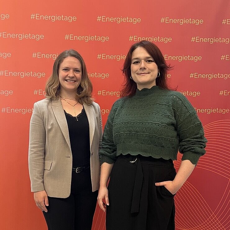 Ina Schabesberger und Dr. Kathrin Baumgartner bei den Berliner Energietagen