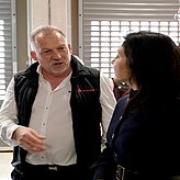 Foto von der Eröffnung des Heizwerks Memmingen-Benningen mit Katherina Reiche