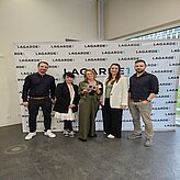Bayern Innovativ Mitarbeiter auf dem Cluster-Treff Wärme 4.0 auf dem Lagarde Campus Bamberg