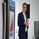 Mr. Seidl presenting on the Thinknet 6G Summit stage