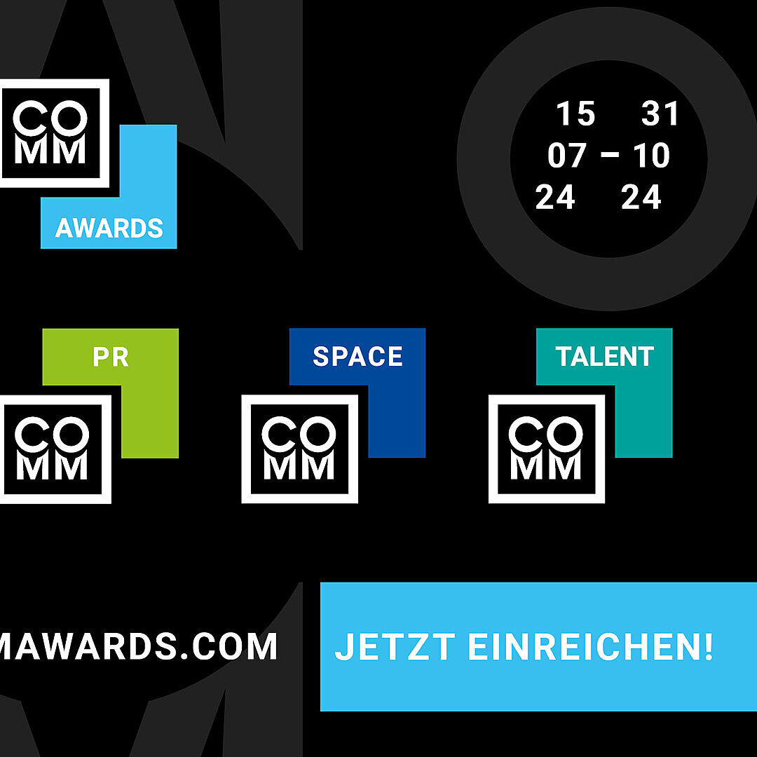 Banner von den Commawards