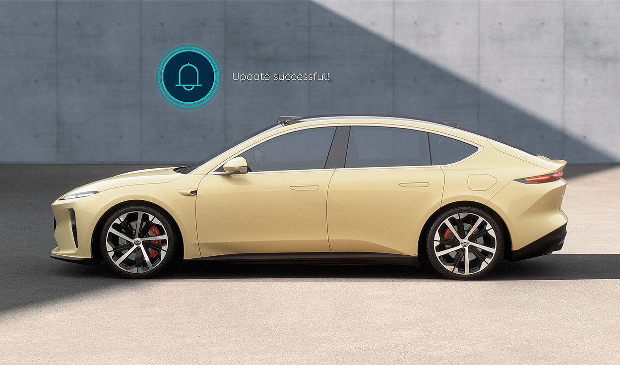 ein Modell der Automarke NIO