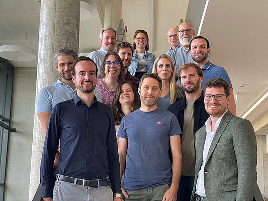 Gruppenbild des Teams Produktion