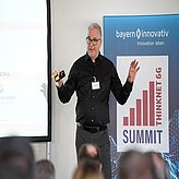 Prof. Gidlund presenting on the 6G stage