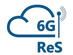 The 6GReS Logo, showing a cloud and an antenna.