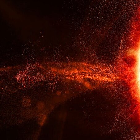 Eine digitale Darstellung der Sonne